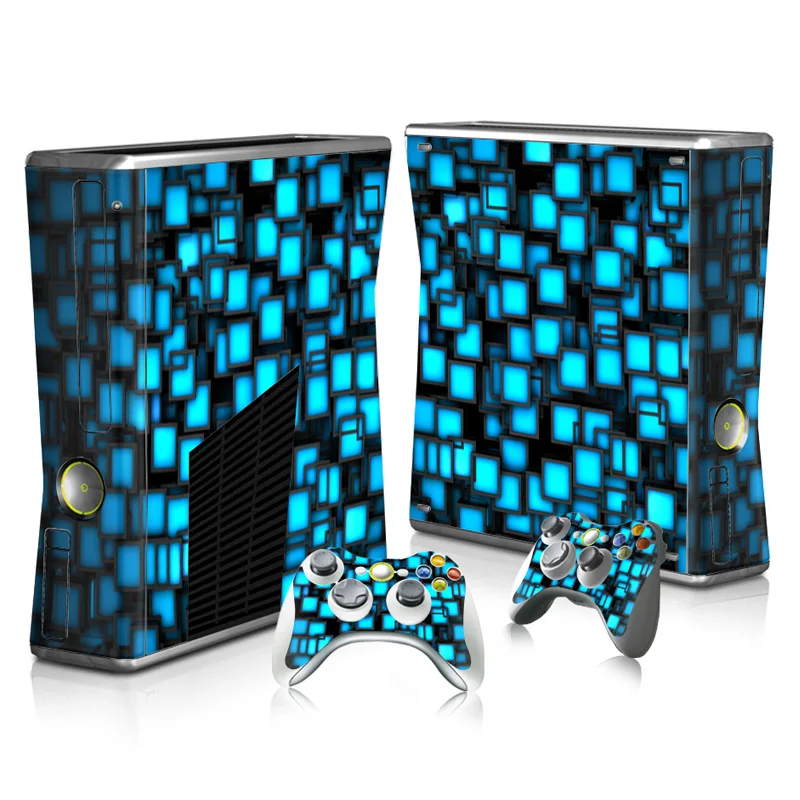 

Full Body skin sticker Vinyl Decal Skin Sticker For Microsoft Xbox 360 Slim Console+Controllers