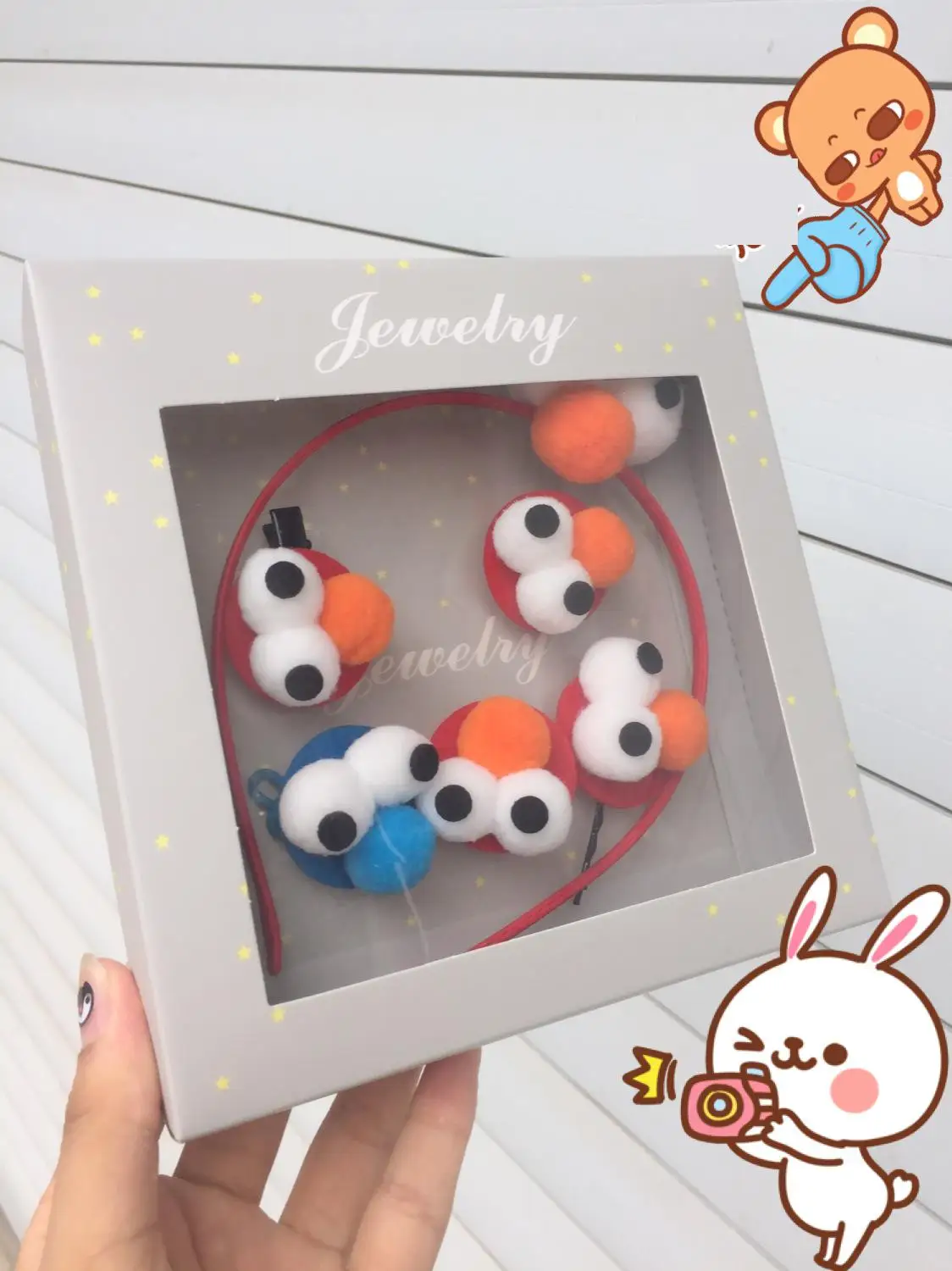 Sesame Street Hot Jual 6 PCS Headbands Kartun Wajah Lucu Mewah