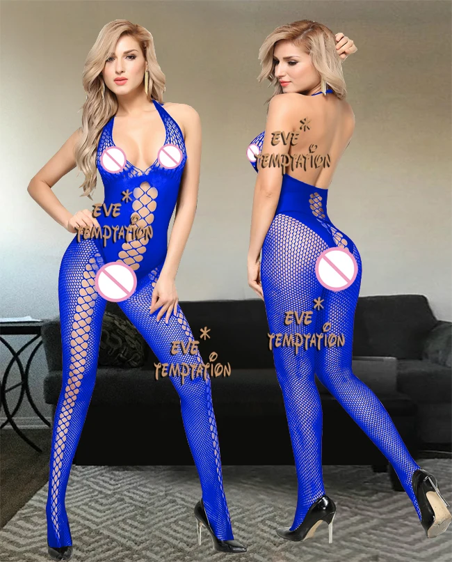 Сексуальная одежда для сна нижнее белье Babydoll боди сетчатые чулки искушение