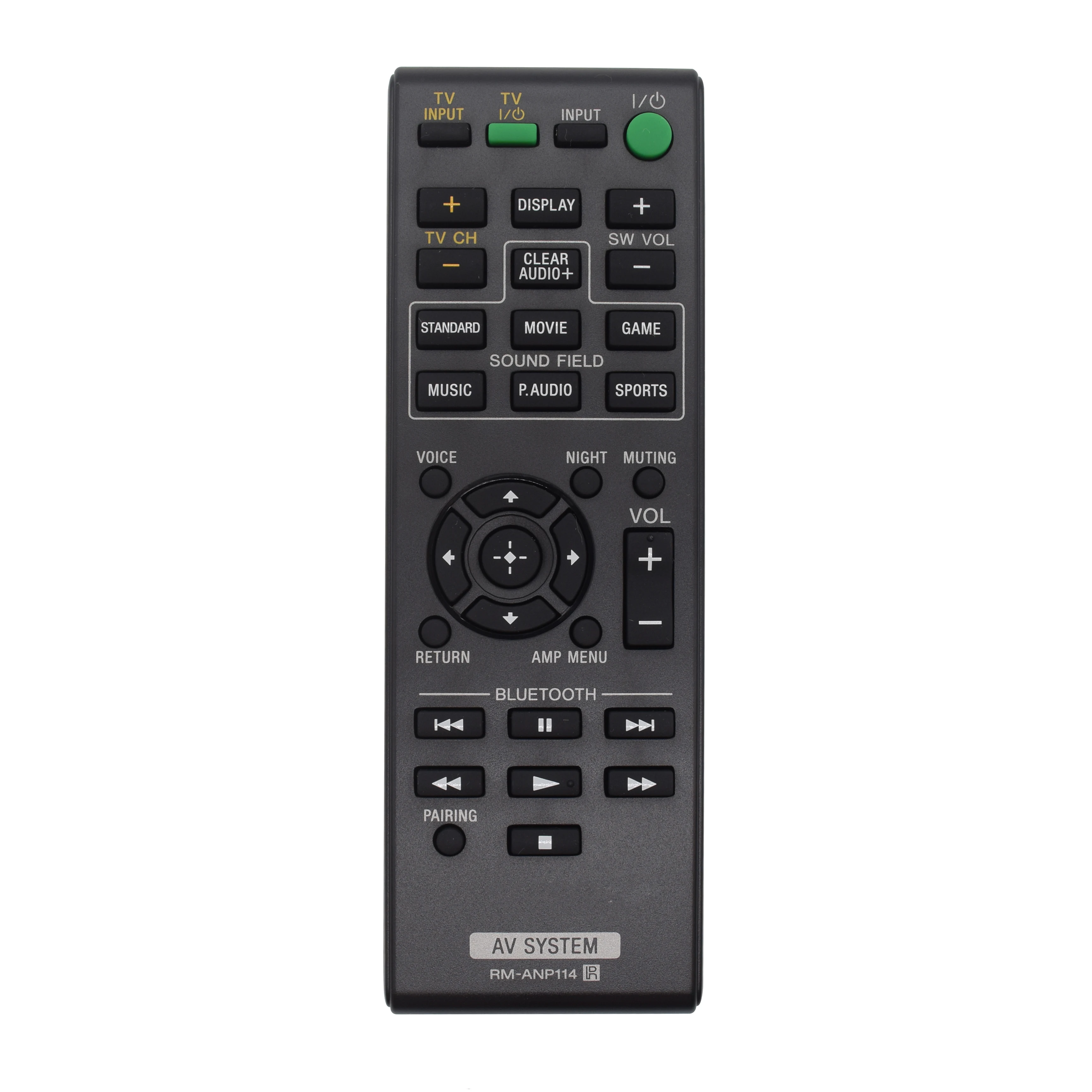 

Used Remote Control RM-ANP114 for Sony HTCT370 HTCT770 SACT370 SACT770 Audio System