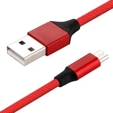 Высококачественная линия передачи данных для мобильных телефонов Android тканая обувь Micro Usb кабель для быстрой зарядки для type-C