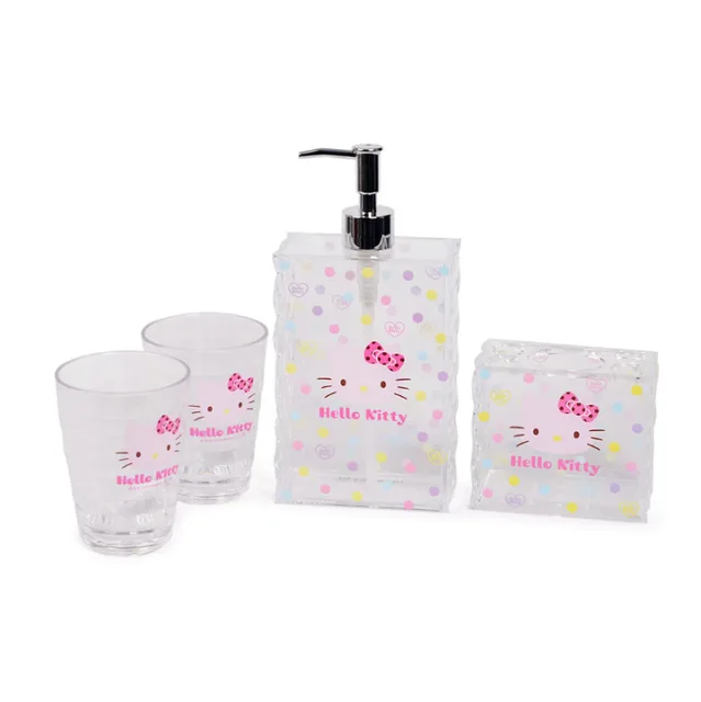 Hello Kitty Bathroom Accessories Set Toilets Shower Room Paper Marry
