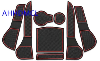 

Car Anti-Dirty Pad Door Groove Gate Slot Cup Armrest Storage Pad Anti-Slip Mat For Audi S5 2012 2013 2014-2016 A4L 2009 -2012