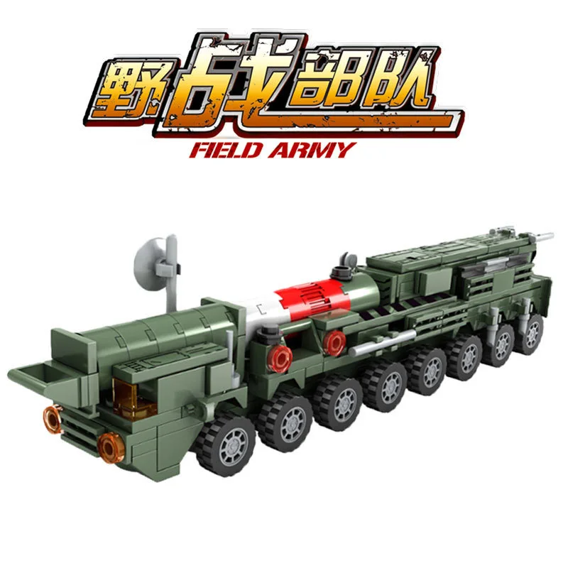 

Missile tank Military Base Building Blocks ww2 Army Soldier Scene Series Mini Figure Field Team Armed Force Bricks Toys