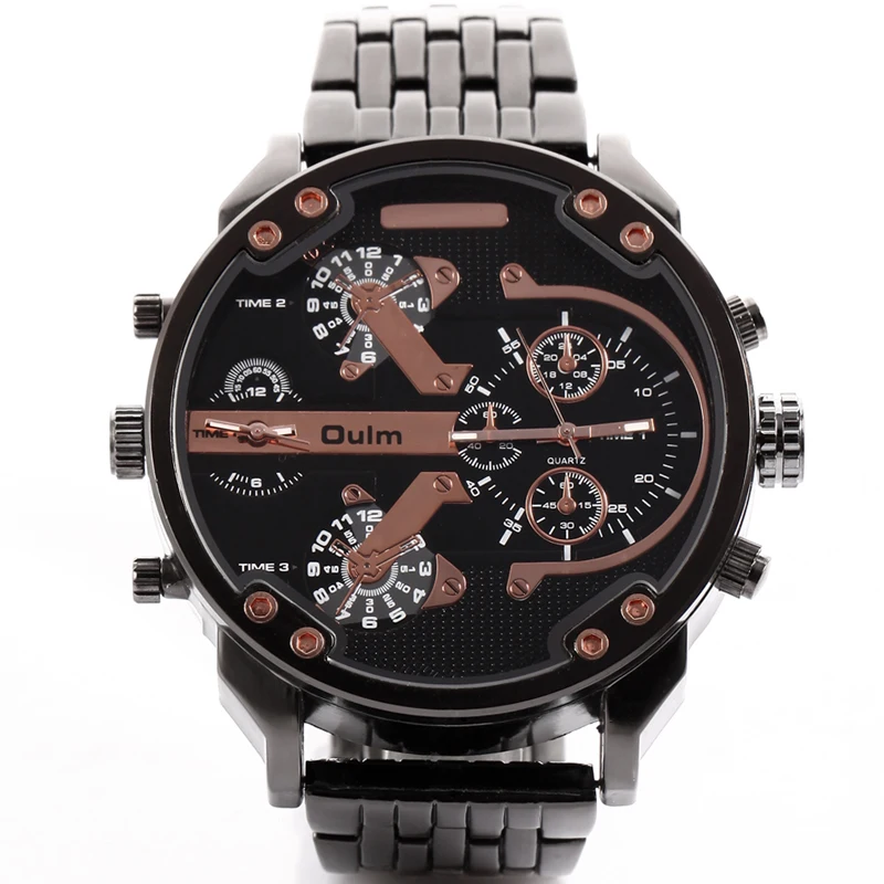 

Brand Oulm Watch Quartz Sports Men Watches Fashion Male Military Wristwatch Running Cool Relojioes Clock Masculino