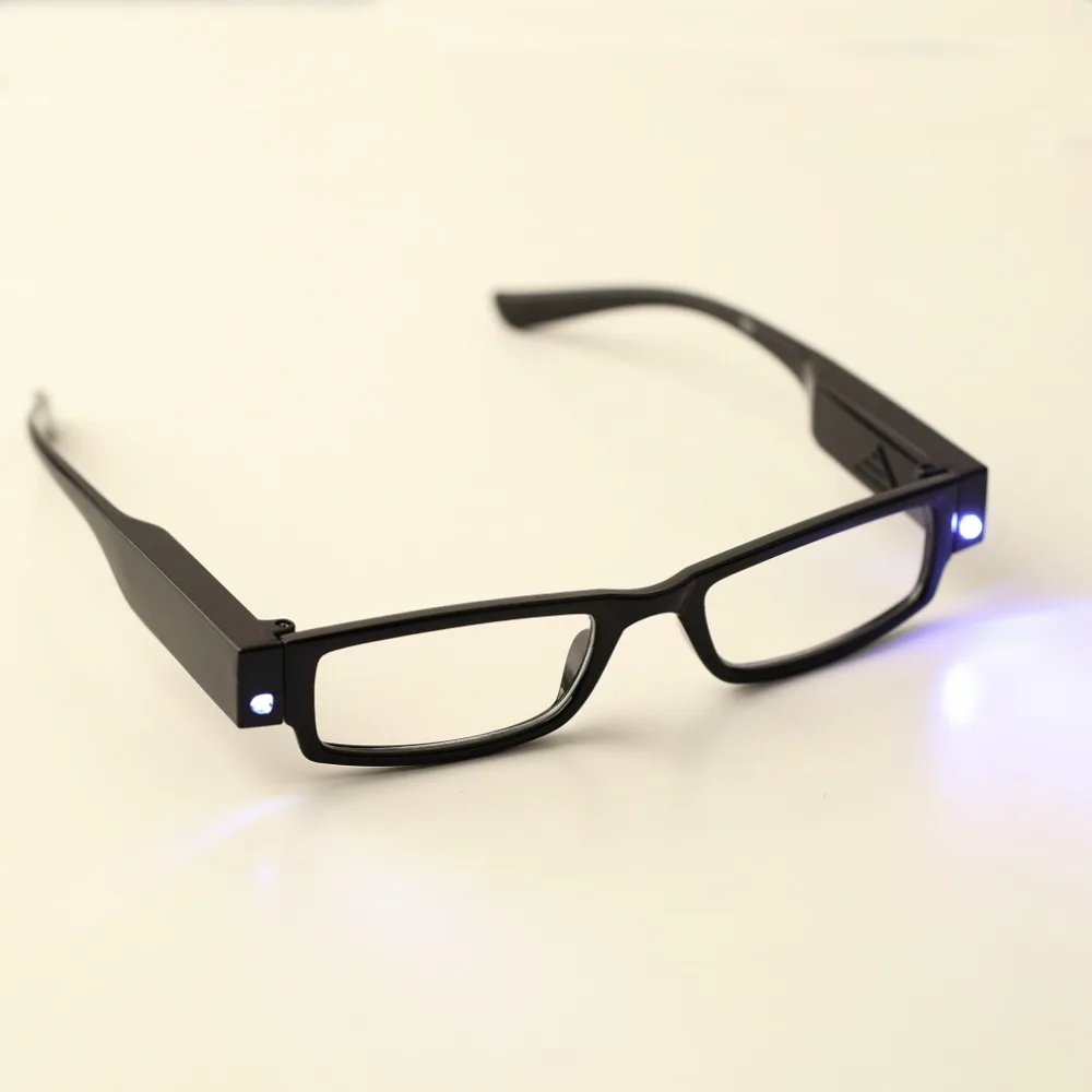 1pcs Practical LED Reading Eyeglasses Spectacle Diopter Magnifier Multi