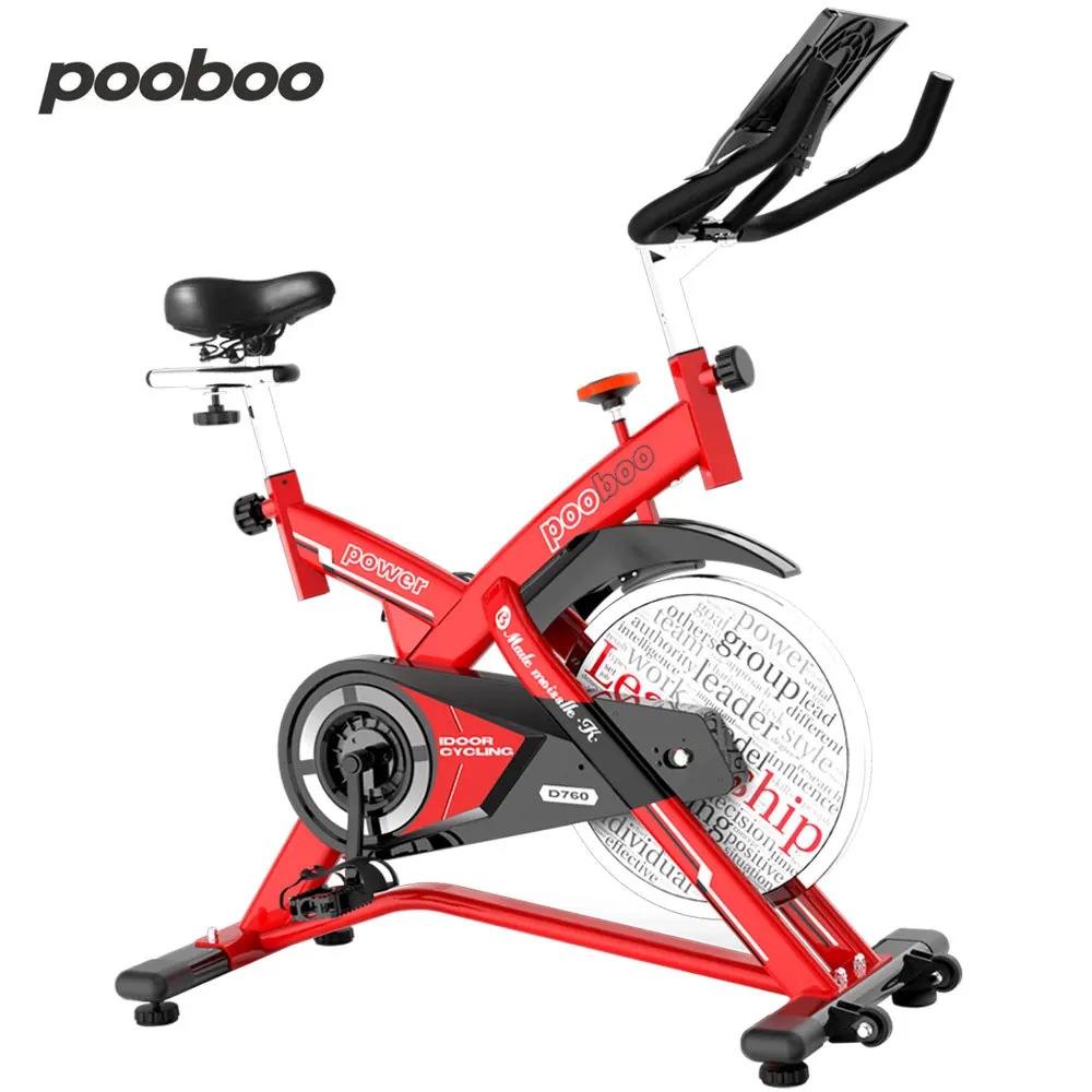 

pooboo Indoor Exercise Bike 22lb Flywheel Belt Drive Cycle Bike for Home Cardio Gym Workout Equipment