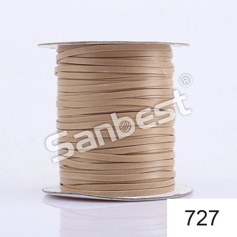 Sanbest высокое качество 4 мм прочные кожаные плоские Вощеные линии DIY инструмент для
