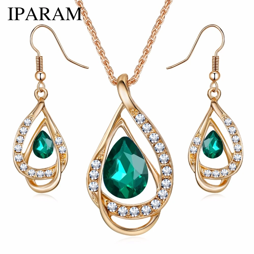 Buy IPARAM New Elegant Jewelry sets Gold Filled