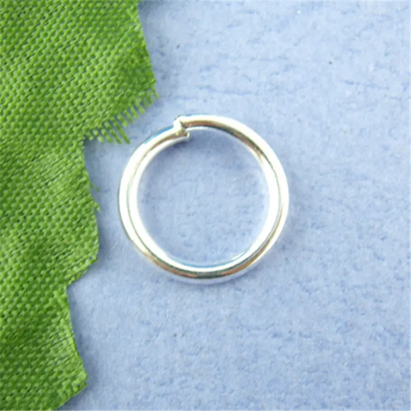 

DoreenBeads 100PCs Silver color Thick And Firm Open Jump Ring 12mm Dia. (B00526), yiwu