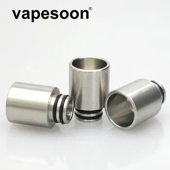 

10pcs Stainless Steel 510 Drip Tip for e-Cigarette 510 Wide Bore Mouthpiece Thread Atomizer Tank RDA RDTA RBA Vaporizer