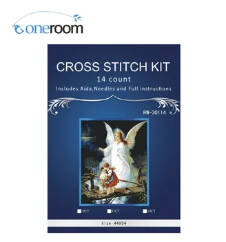 

Goodness and child home Decor counted14ct white canvas similar DMC Cross Stitch kits 14CT needlework Set DIY embroidery3th