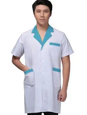Женская/мужская белая медицинская куртка с длинными рукавами, униформа для медсестры, белая лабораторная одежда, больничная одежда для врача - Цвет: picture color