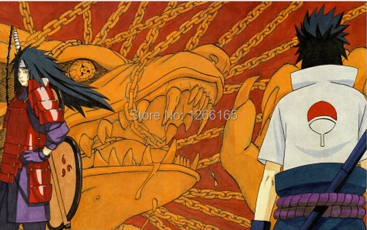 送料無料ナルト サスケ と マダラ壁紙hd印刷シルク の壁アート巨大な ワイド アニメ ポスター 24 36 インチ B11 Wallpaper Angels Wallpaper Newswallpaper French Aliexpress