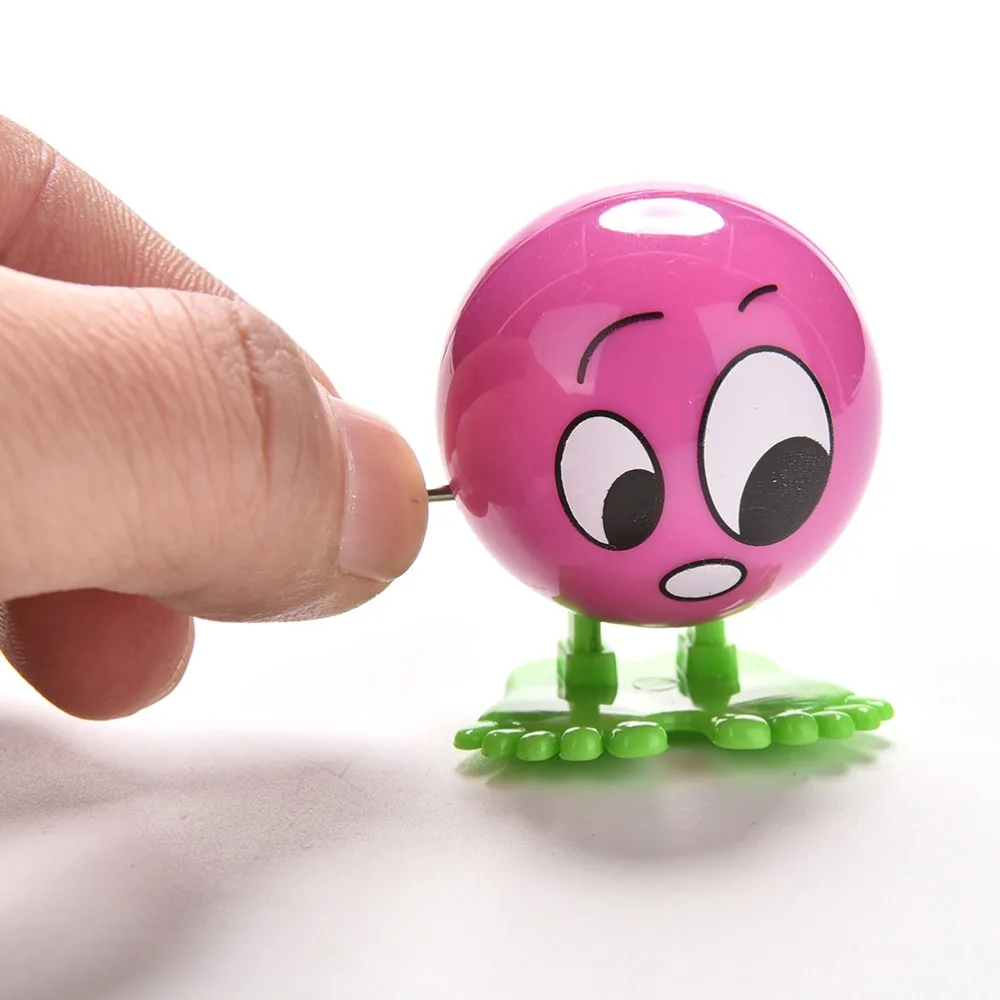 Весна игрушки для детей Мультяшные красочные забавные уход за кожей лица сальто бег Заводной заводные игрушки развивающие игрушки для мальчиков - изображение