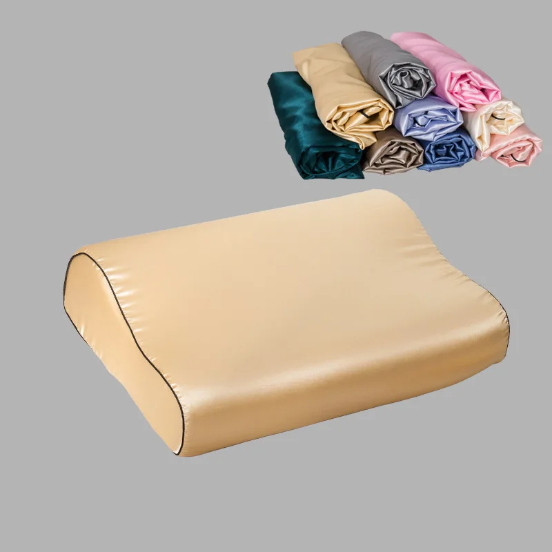 

2pcs 40*60cm 30*50cm European and American Type with Zipper Pillowcase Rectangle Pillow Cover Silk Throw Pillow Case