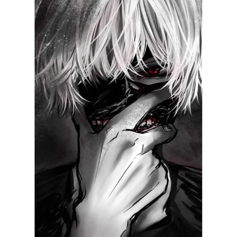 Kaneki Токийский Гуль аниме печать плакат картина книга Япония Манга|Рисование и
