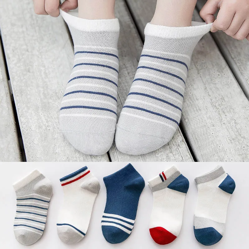 

5 Pairs/lot Baby Socks Summer New Mesh Cute Baby Boy Socks Kids Children Boys Girl Short Ankle Socks Sokken