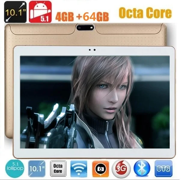 

DHL Free Google Android 7.0 Tablet PC 10 inch Octa Core 4GB RAM 64GB ROM Dual SIM Card IPS GPS 1280*800 3G kids Tablets pad 10.1