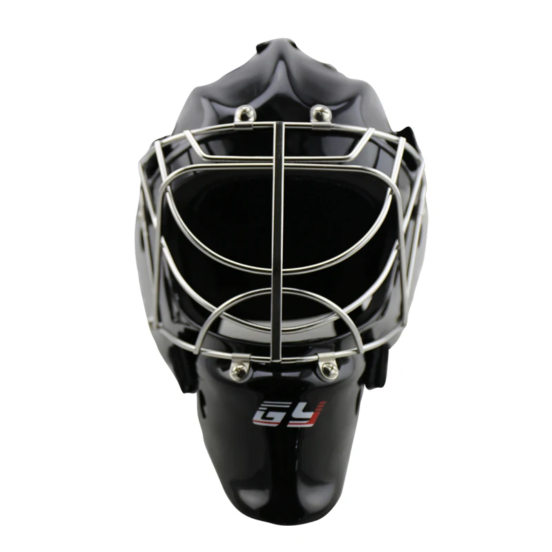 CE одобренный Вратарский Шлем кошачий глаз Вратарская маска для лица черная с клеткой Хоккей
