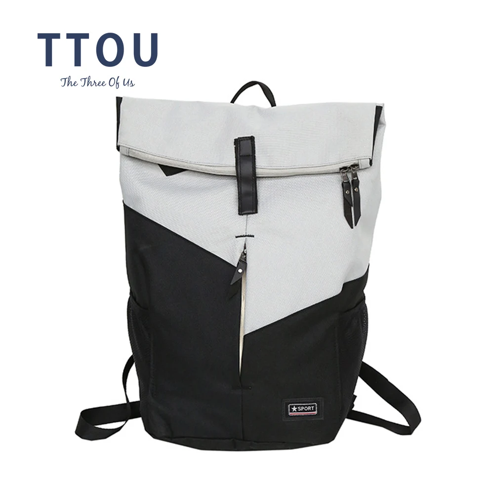 TTOU بسيطة المدرسية على ظهره للفتيات مراهقون الشباب الترفيه الرجال محمول Bagpack السفر حقيبة الذكور الظهر بولسا Mochila Coofit