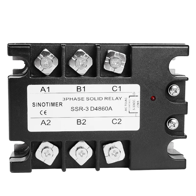 3 Phase Solid State Relay 60da Ac Output 332v Dc To 30480v Ac 60a