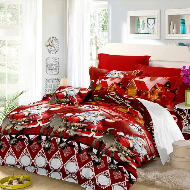 cot bed christmas duvet