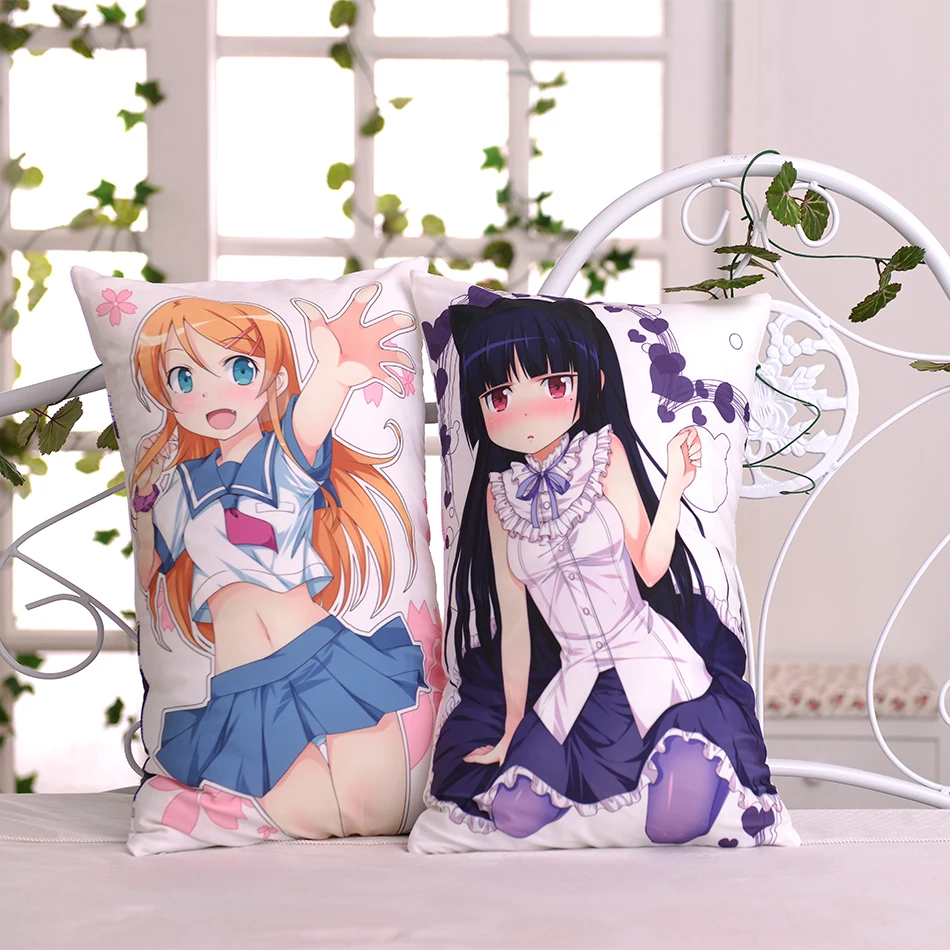 Japanese Anime Oreimo Kirino Kuroneko Kawaii Hugging Body Back Pillow