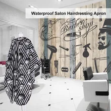 Профессиональный фартук парикмахерское платье водонепроницаемая ткань Антистатическая Стрижка волос накидка для покраски волос
