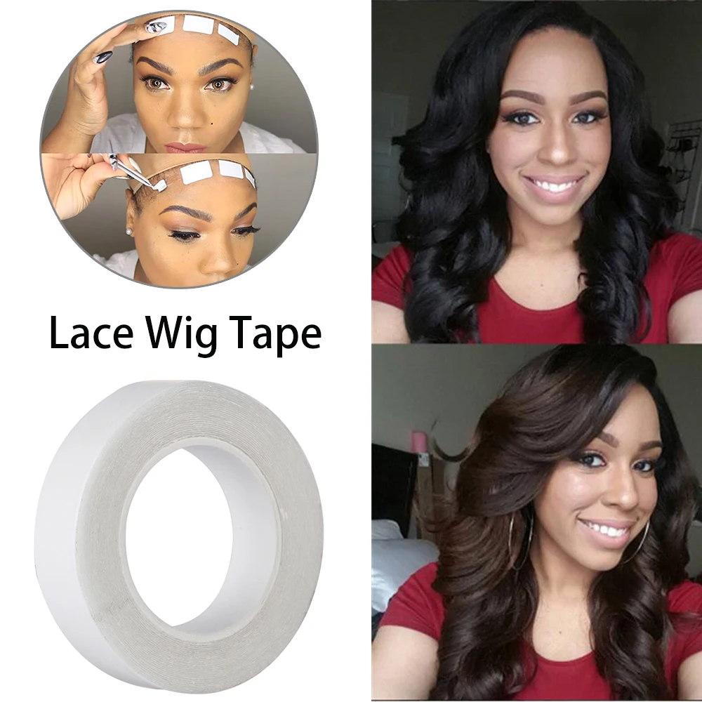 Lace Wig Glue Tape for Hair Extension Double Side Glue Tape Sticky adhesives Tape Skin Weft Hair Extensions Tool 3.0 Metre/Roll Lace Wig Glue Tape for Hair Extension Double Side Glue Tape Sticky adhesives Tape Skin Weft Hair Extensions Tool 3.0 Metre/Roll