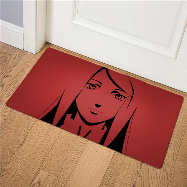 Японский аниме рисунок принт коврик входная дверь из ПВХ коврик нескользящий кухонный ковер мягкий кожаный коврик многоцелевой ковер - Цвет: 2