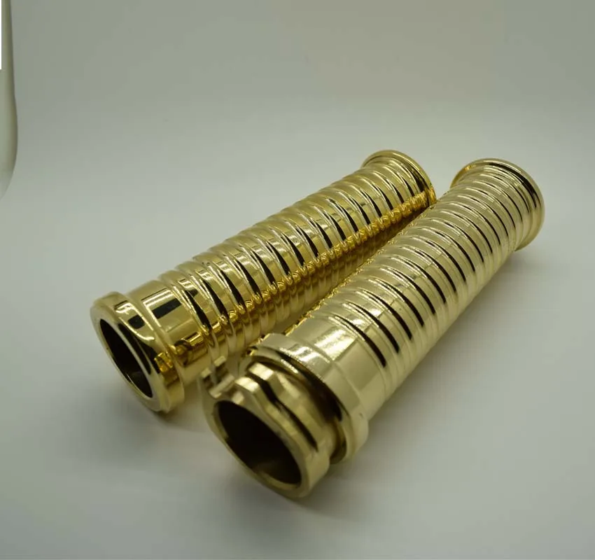 

BRASS MOTORCYCLE GRIPS FOR HARLEY SPORTSTER