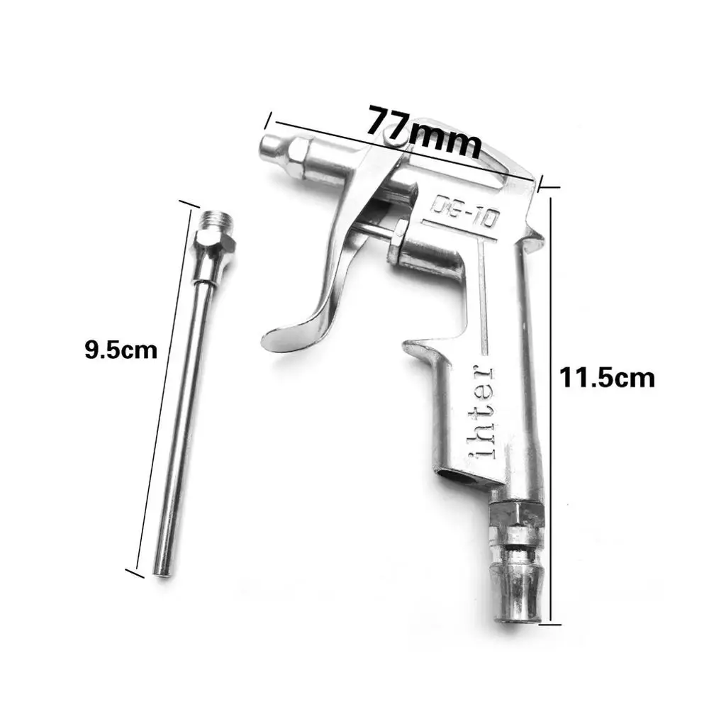 DG-10 Воздушный пистолет триггер очиститель компрессора пыли воздуходувка 8 дюймов сопла воздушный удар инструмент для очистки пистолета для компрессора