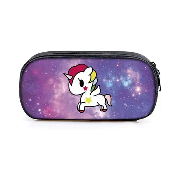 

Fashion Boy Girl Cartoon Pencil Case Bag Cartoon Unicorn School Pouches Children Student Pen Bag Kids Purse Wallet Gift