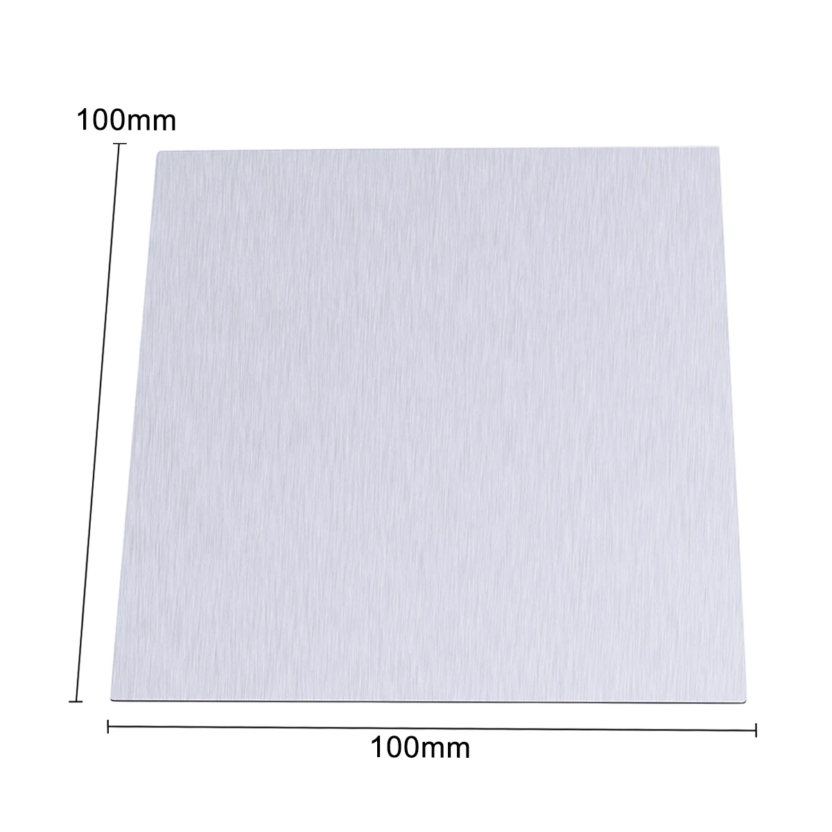 1Pcs 100x100x0.5mm Zinc Sheet High Purity Pure Zinc Zn Sheet Plate Metal Foil For Science For Tool Parts