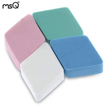 

MSQ 4PCS Makeup Sponge Face Foundation Powder Puff Facial Flawless Cream Smooth Cosmetic Puff Esponja Maquiagem Make up Sponges