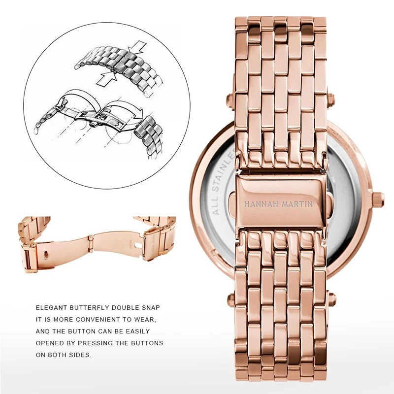 Najtaniej Top luksusowa marka zegarki damskie srebrny stal kobiety bransoletka zegarek moda Rhinestone diament kobieta zegar Relogio Feminino