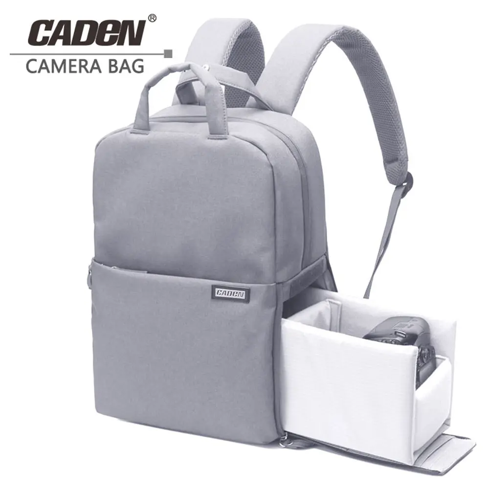 

CADeN Camera Bag Dslr Camera Backpack Digital Camera Videos Bag Waterproof Laptop 14" School casual Photo Bag for Canon Nikon