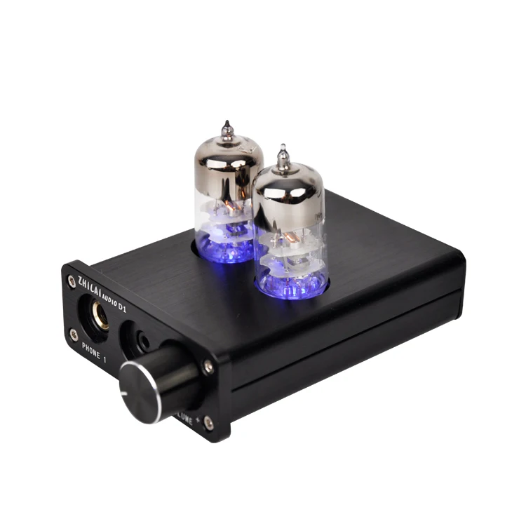 

6J9 Tube headset Amplifier Mini Audio HiFi Stereo Headphone amp PCM2704 USB Audio decoding Tube Preamplifier free shipping
