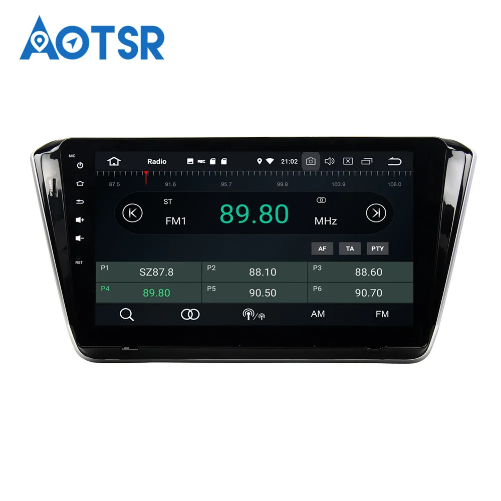 Flash Deal 10.1" Android 9.0 4+32GB Car GPS Navi Car DVD Player For SKODA Superb B8 2015 2016 2017 2018 tape recorder multimedia system IPS 7