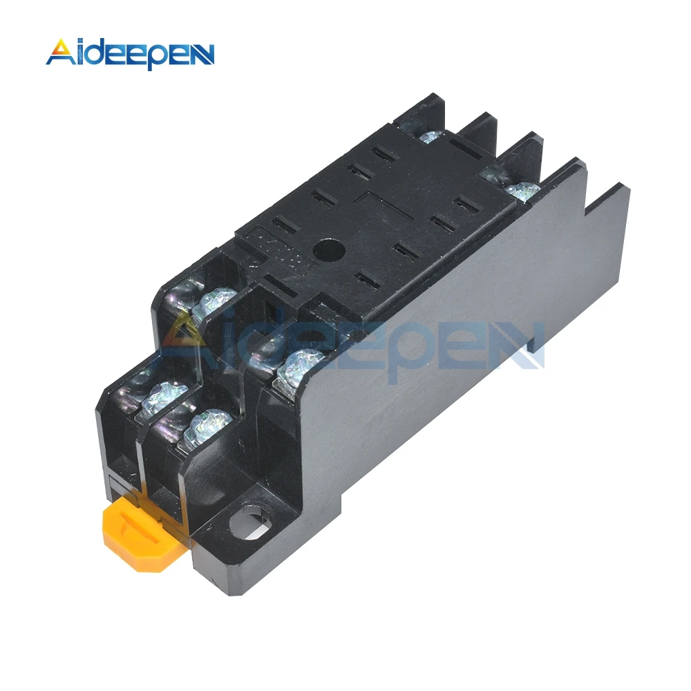 

AC 220V DC 24V 5A 8 Pin PYF08A Relay Socket Base for MY2NJ/HH52P/ H3Y-2/ST6P