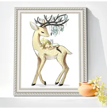 

diamond paintings cartoon full drill New Nordic hand-painted sika deer diamond embroidery