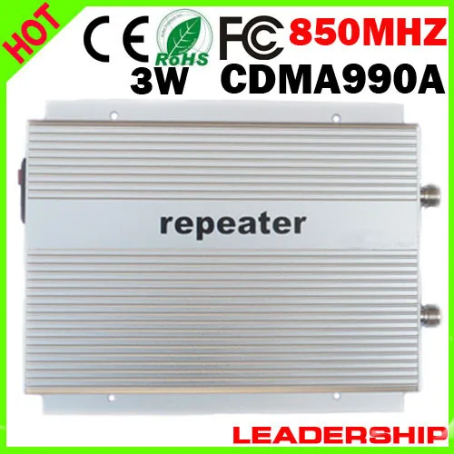 

CDMA990A 3G mobile phone repeater CDMA990A CDMA 850mhz 800mhz booster CDMA 800mhz/850mhz repeater 85dbm 3W EMS Free shipping