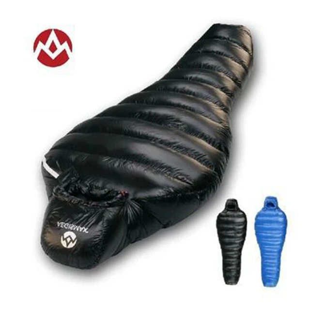 Cheap AEGISMAX Ultralight Thicken Mummy Sleeping Bag White Duck Down Sleeping Bag Winter Portable Outdoor Camping Hiking D1300,D1500