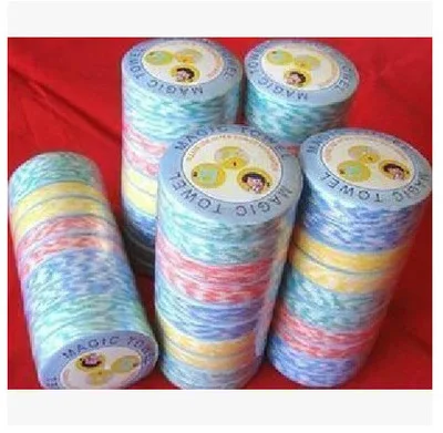 

10pcs/set Household travel Wet Wipes magic compressed towel beauty clean wash a face towel mini the disposable towels