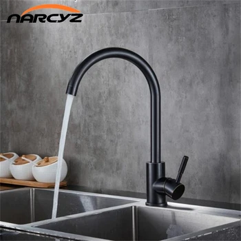 

NEW kitchen Faucet Black bronze kitchen sink hot and cold tap 304 stainless steel sink basin sink faucet can be rotated XT-96