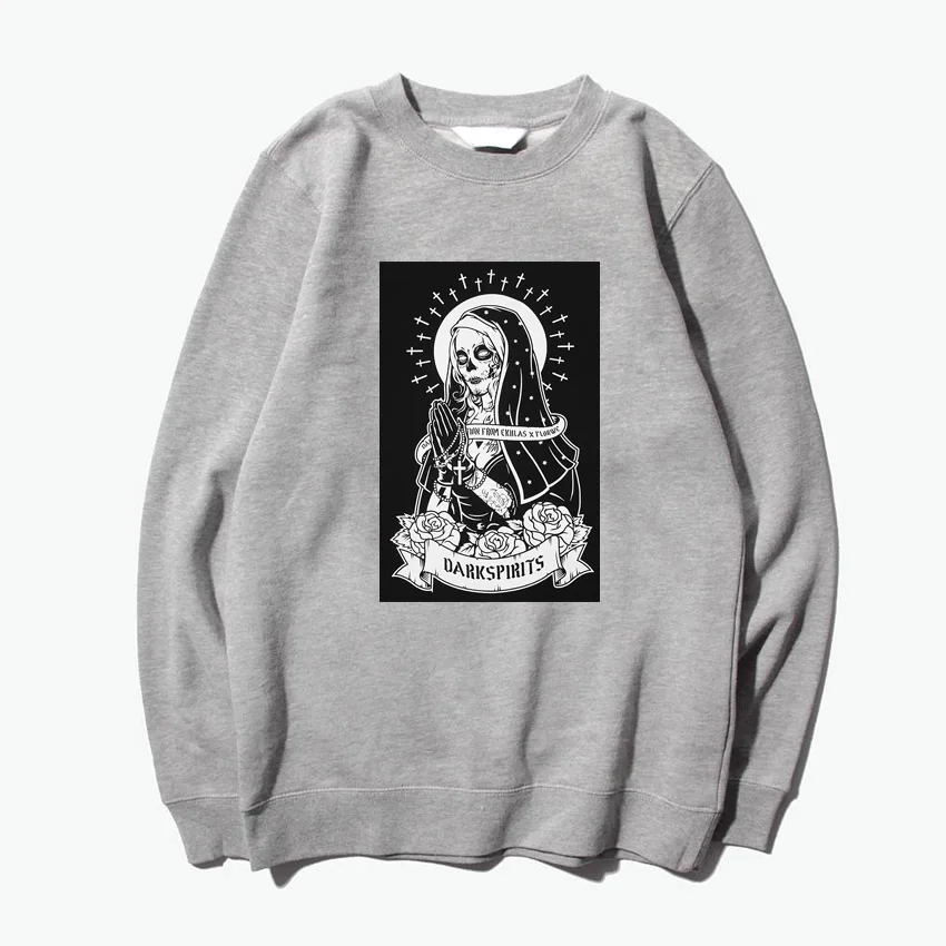 

goth art print rock fashion Hoodies Sweatshirts