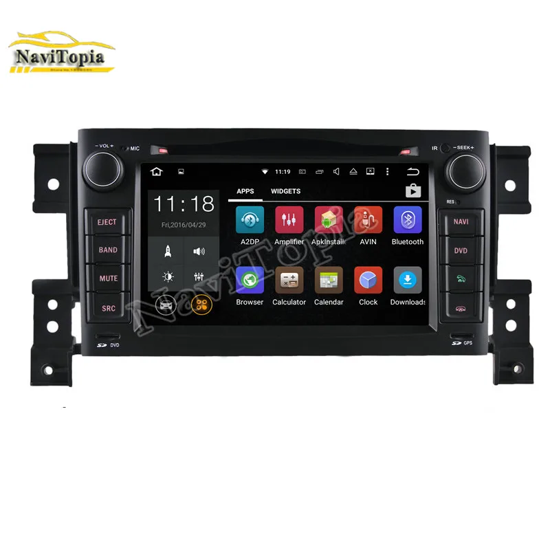 NAVITOPIA 2G четырехъядерный Android 7 1 Автомобильный gps для Suzuki Grand Vitara 2006 2007 2008 2009 2010 2011 2012