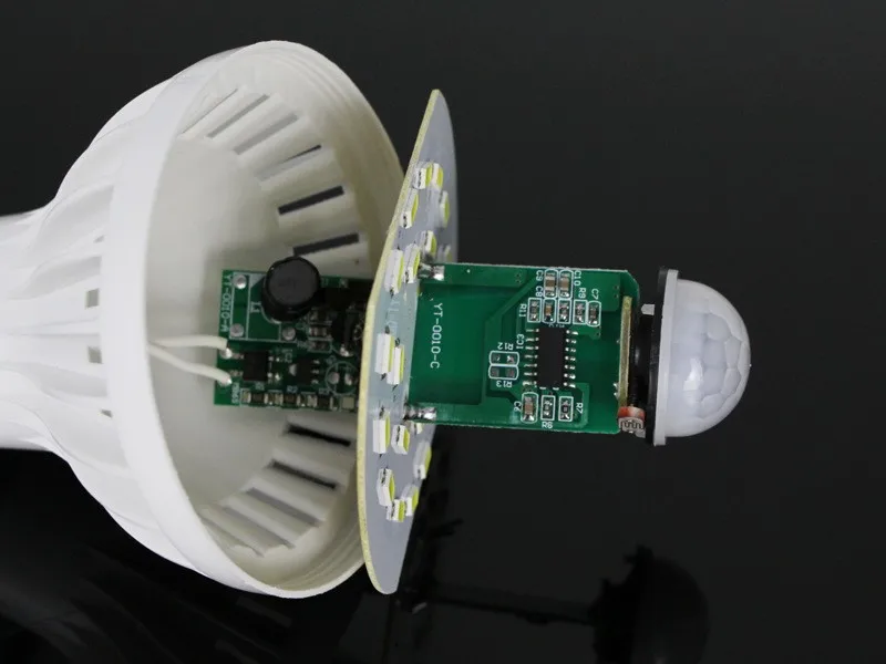 Buy LED PIR Motion Sensor Smart Bulb 5W 220V Auto ON OFF Lamp Delay