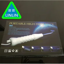 LINLIN Eletrodo Removedor de Pêlos Faciais Spa Massagem Kit Electrotherap Beleza Estrela Varinha Varinha De Alta Freqüência D’arsonval Acne Local